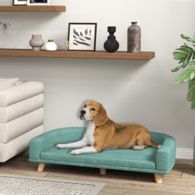 Dog Sofa Couch Bed with Washable Cushion for Large Dogs (Option: Green-780x175x650 mm)